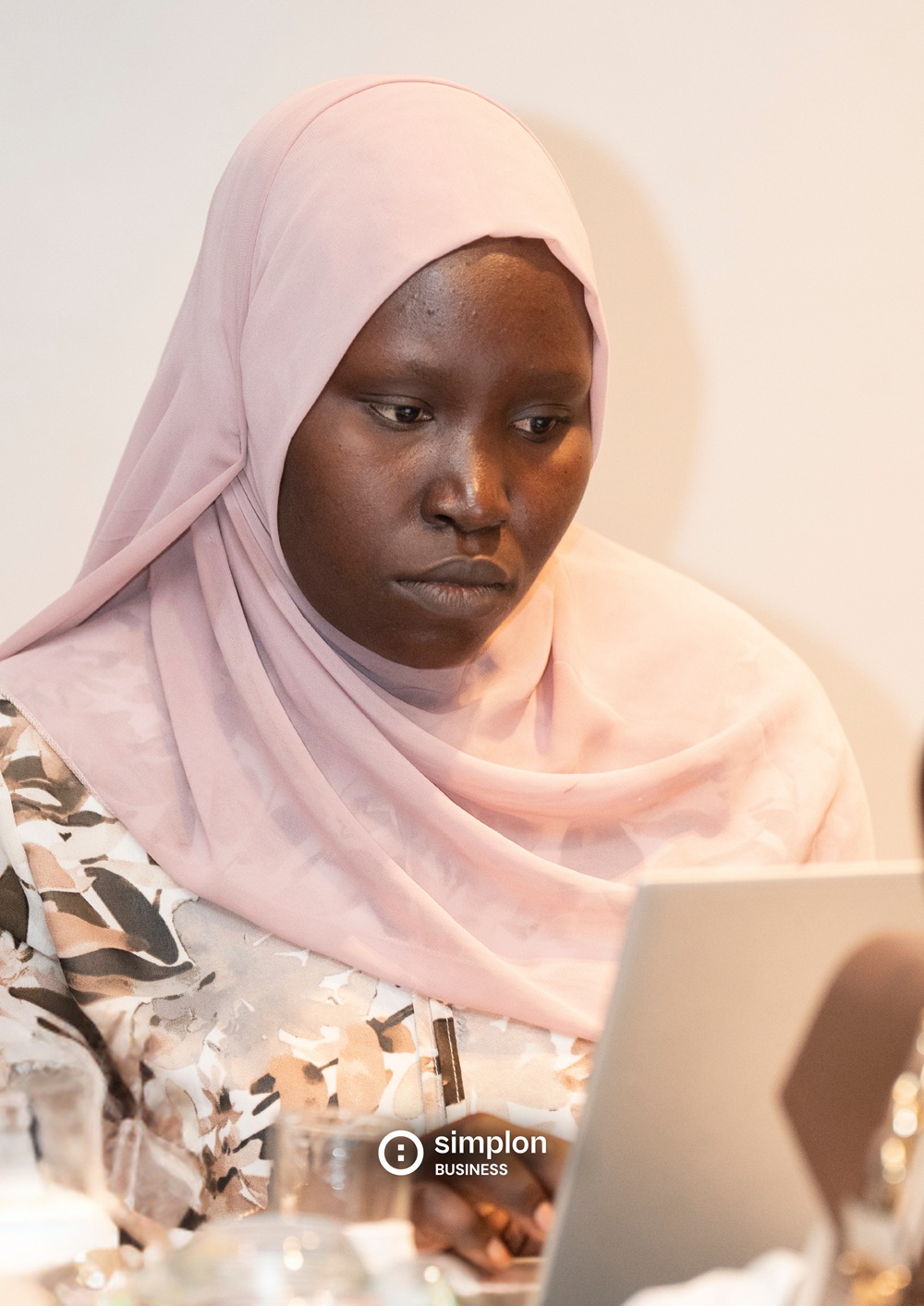 Participante à la formation Simplon Business